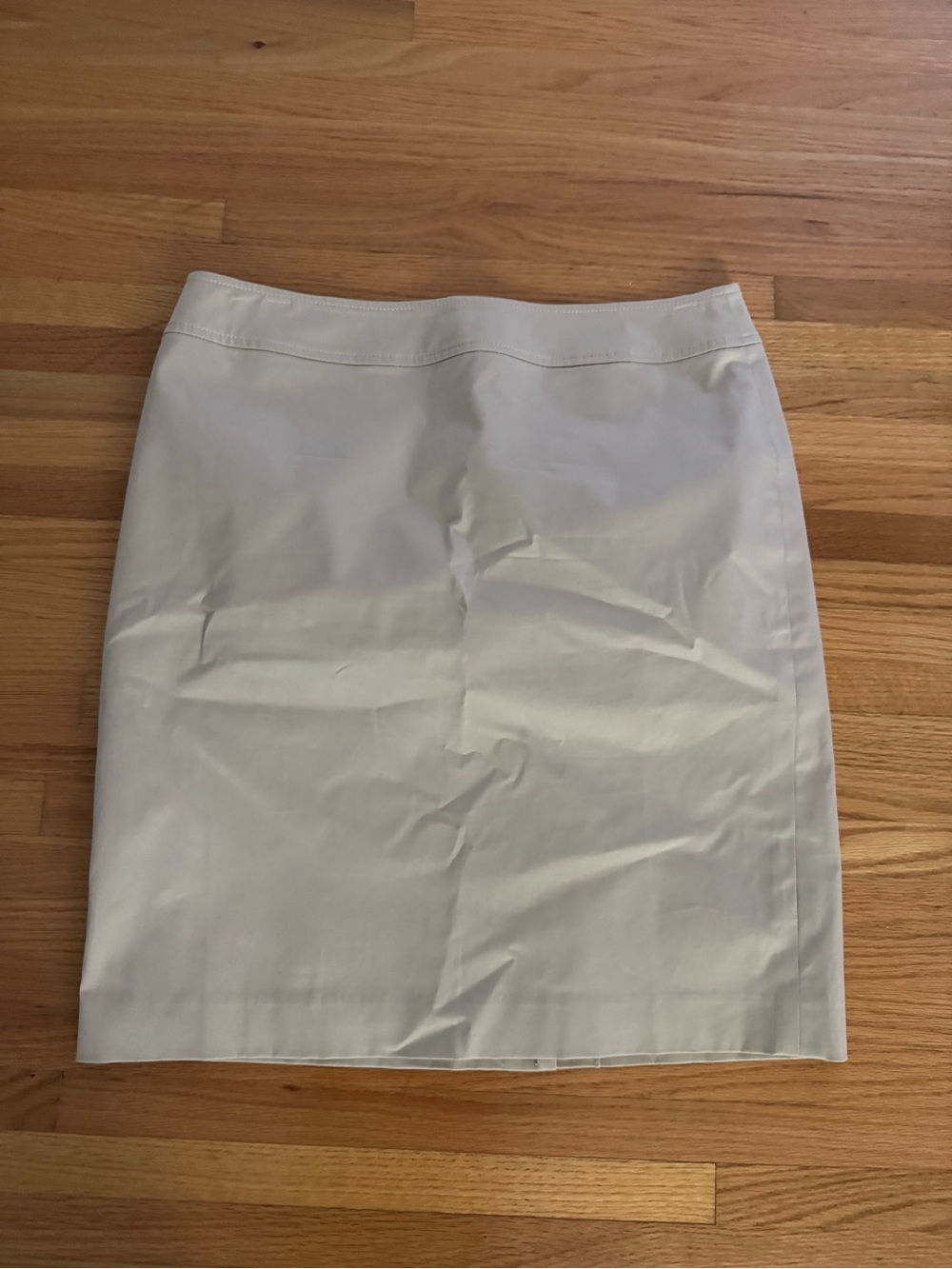 LOFT Cream Pencil Skirt